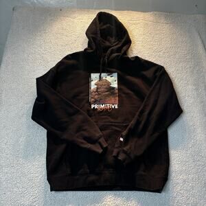 Primitive X Marvel Moebius Collection The Thing Sweatshirt Hoodie Black XL
